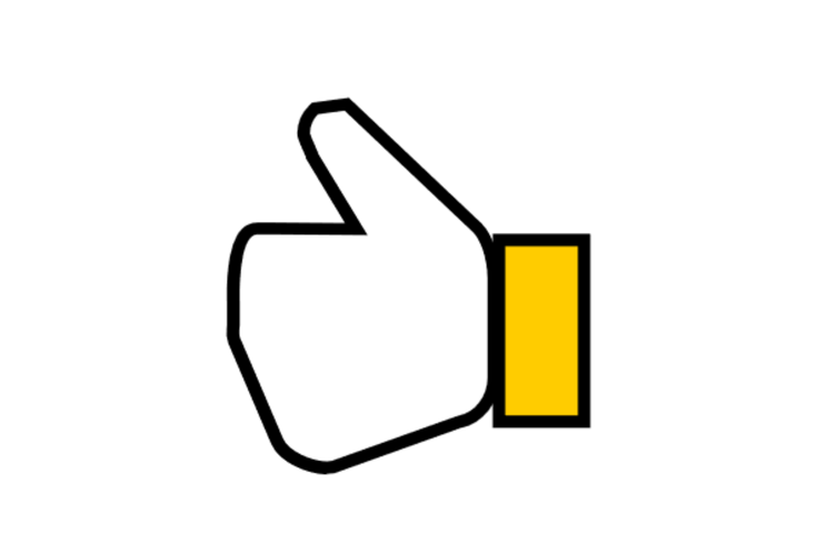 Icon Daumen hoch "Vertrauensvoll"