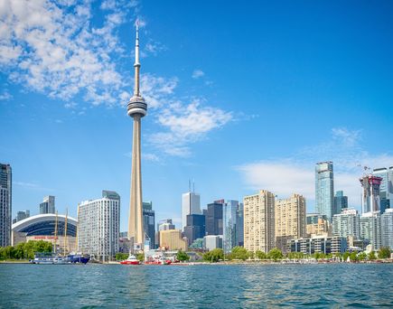 Skyline der Kanadischen Stadt Toronto