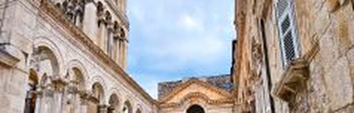 Die Ruinen des Diokletianpalastes in Split, Kroatien.