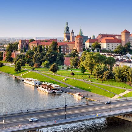 Wawelburg von Oben