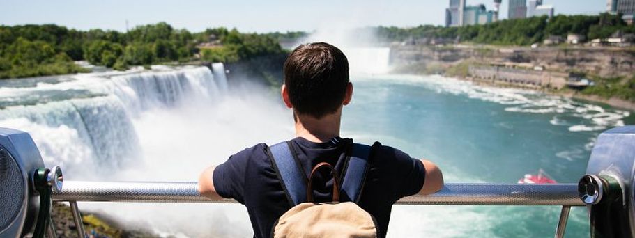Niagarafälle Besucher