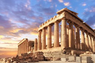 Ruinen der Akropolis in Athen