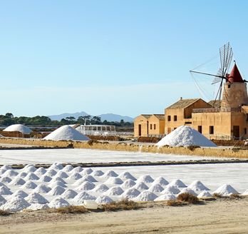 Salinen auf Sizilien