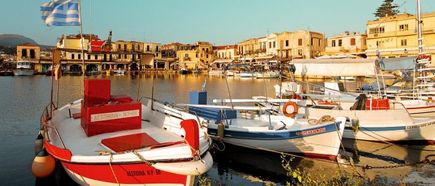  Blick auf die Altstadt von Rethymno.