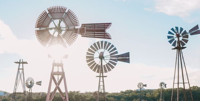Windmühlen in Lubbock