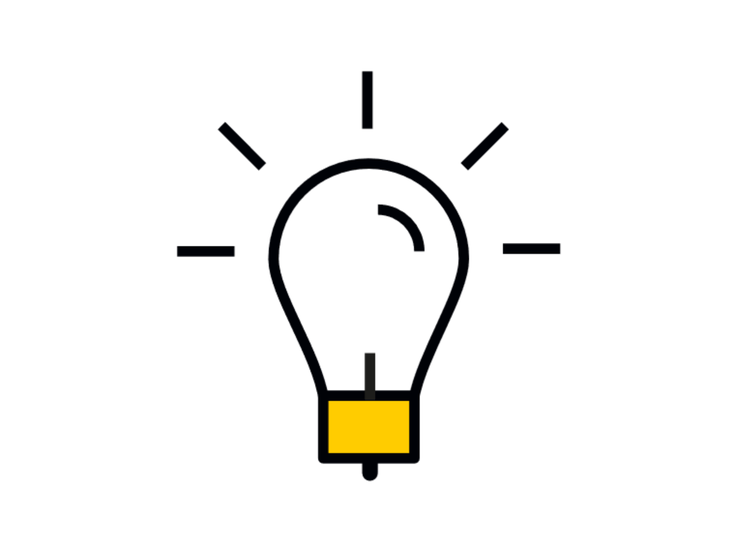 Icon Glühbirne "Nachhaltigkeit"