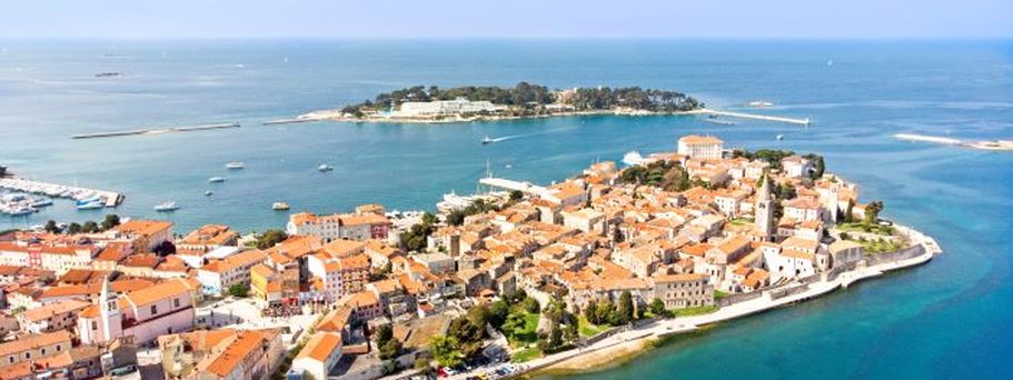 Porec Ausblick über die Altstadt