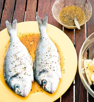 Madeira gegrillter Fisch