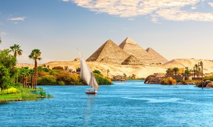 Blick auf die Pyramiden