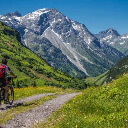 Mountainbiken am Arlberg, Tirol
