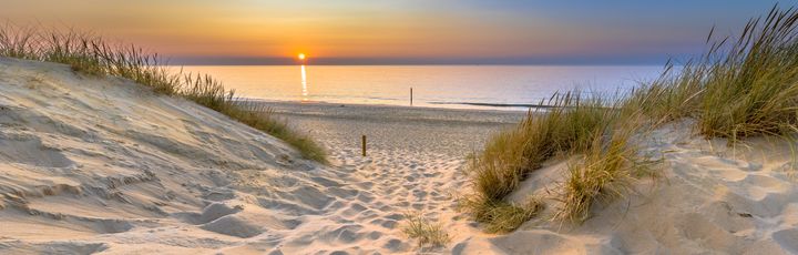 Dünenstrand in den Niederlanden