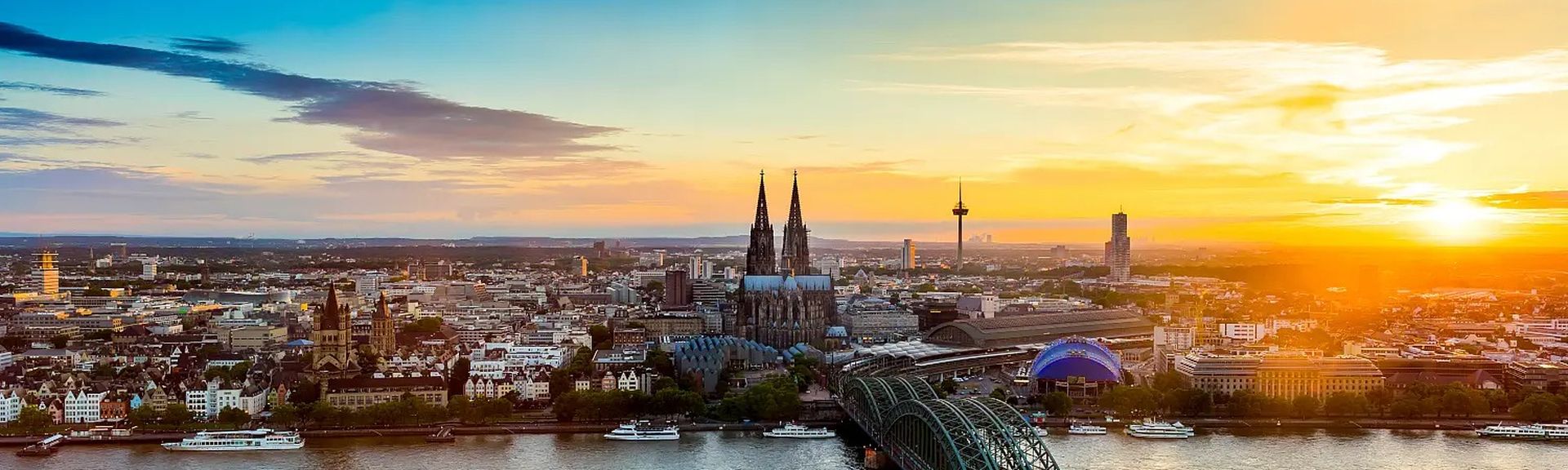 Köln Sonnenuntergang