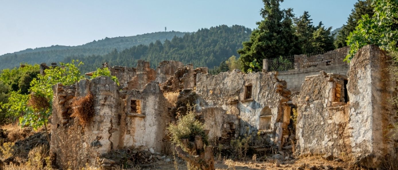 Das Geisterdorf Chaichoutes auf Kos