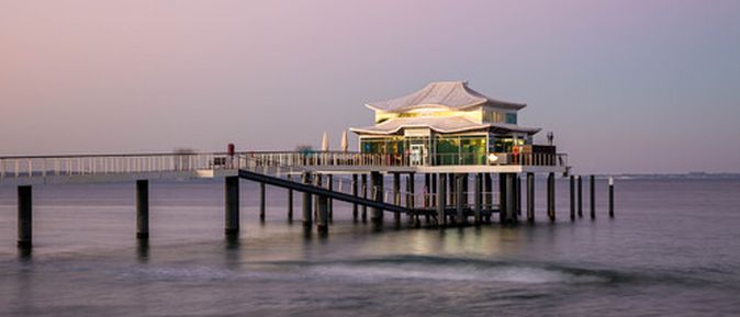 Timmendorfer Strand Pier mit Teehaus
