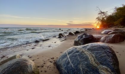 Sonnenaufang an der Küste