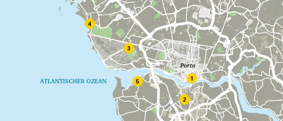 Karte Porto