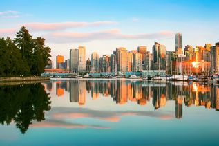 Blick auf die Skyline von Vancouver
