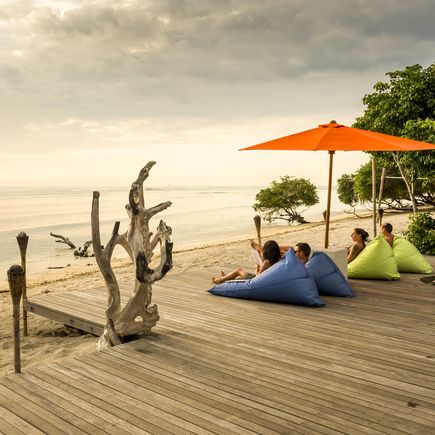Parties und exklusive Beach-Bars auf Gili Trawangan