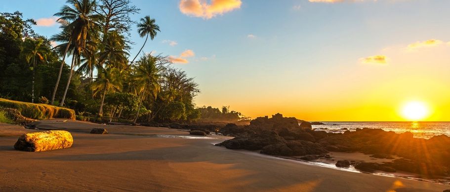 Corcovado Nationalpark bei Sonnenuntergang