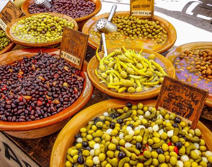 Oliven auf dem Markt