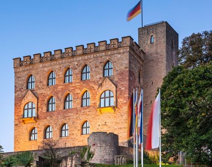 Schloss im Abendlicht