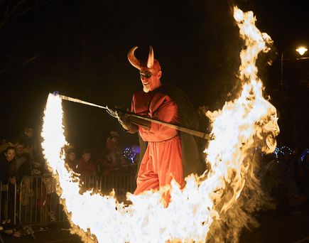 Feuerfest zu HAlloween in Nordirland