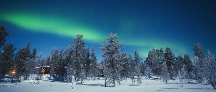 Nordlichter in Lappland