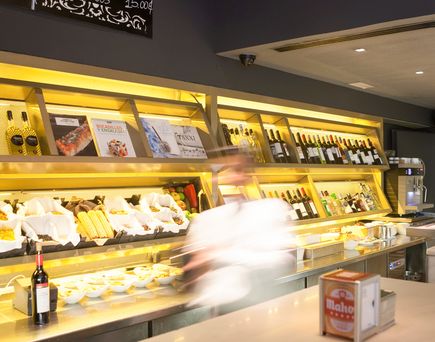 Modernes Restaurantambiente