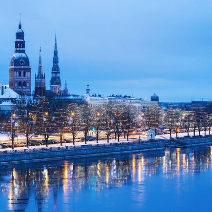 Riga im Winter