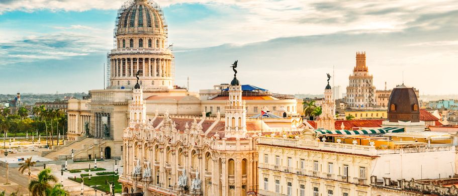Das Capitolio in Havanna, Kuba, mit seiner Kuppel.