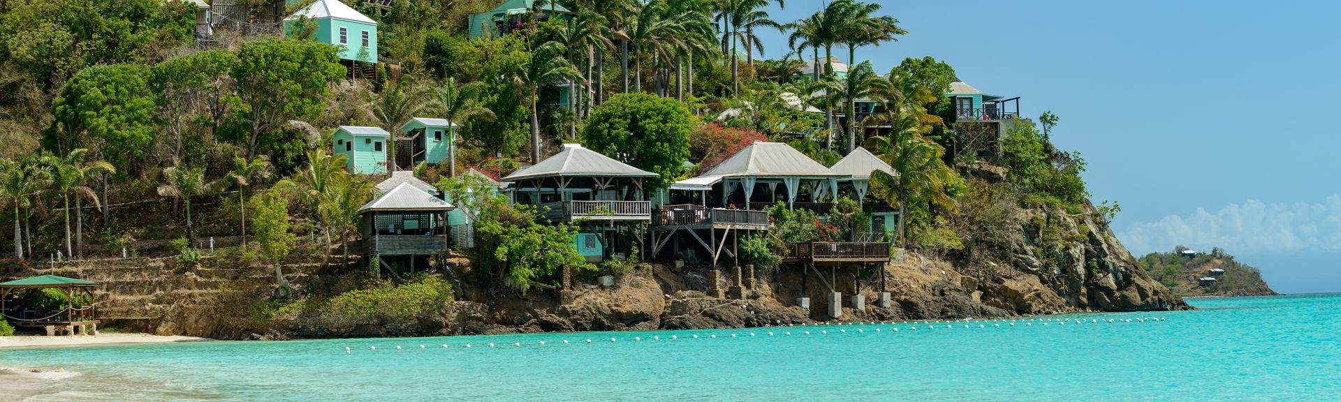 Tropischer Strand Antigua