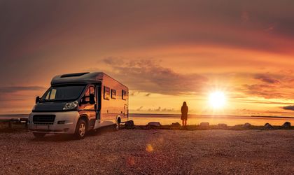 Camper Sonnenuntergang