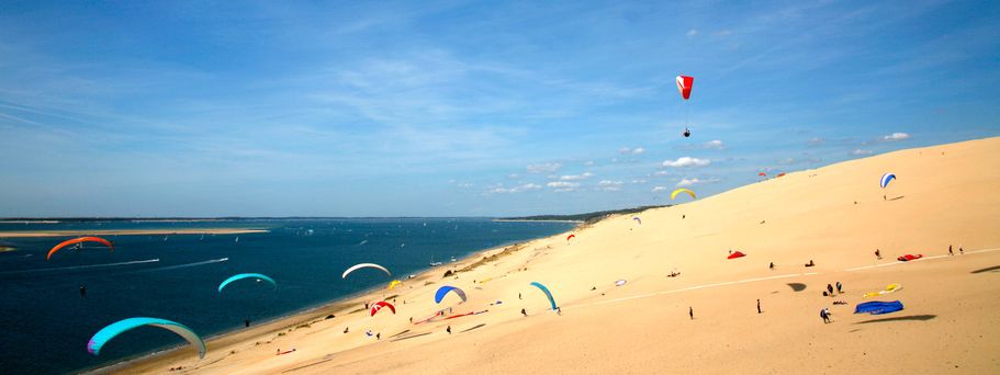 Dune du Pilat bei Arcachon ist Europas größte Düne