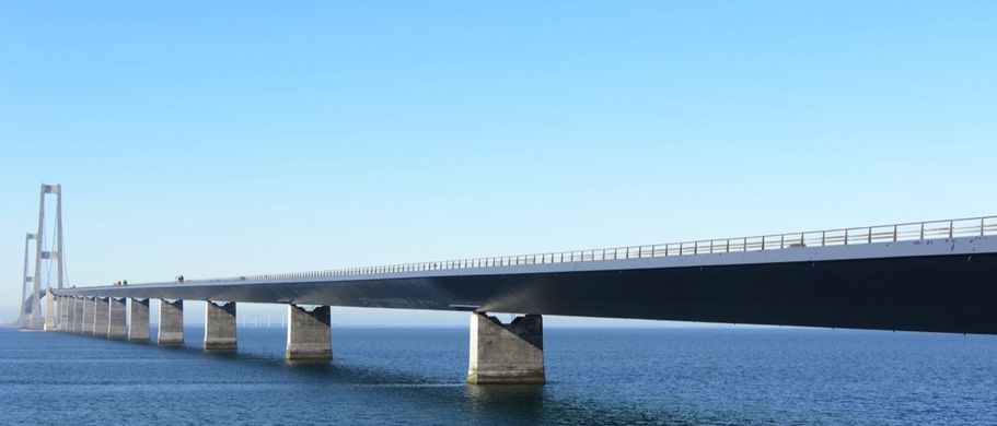 Dänemark Stoerebaltsbroen Haengebruecke