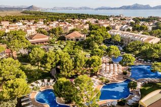 Zafiro-Mallorca Blick über die Hotelanlage