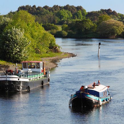 Hausboot auf dem Shannon