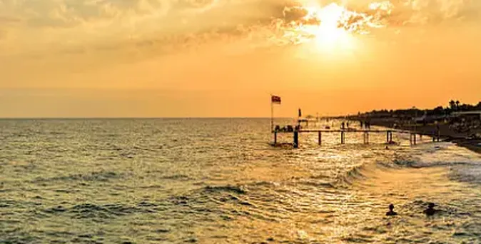 Sonnenuntergang in Alanya Türkei