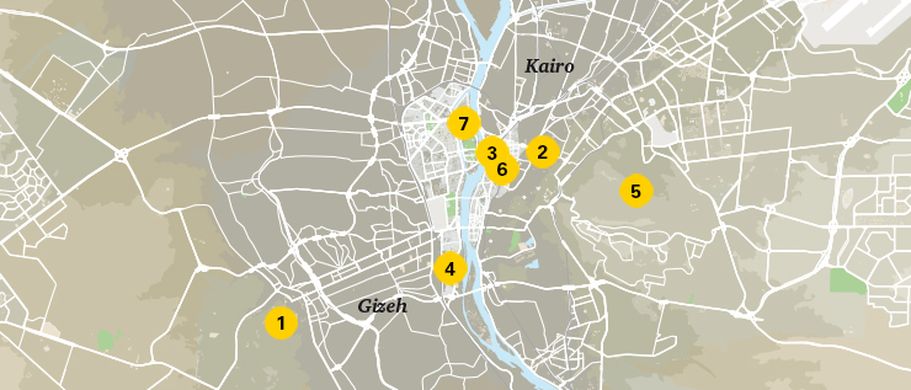 Karte von Kairo