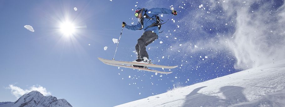 Ganz oben liegt der beste Schnee in Garmisch
