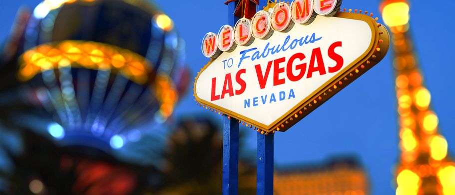Urlaub in Las Vegas USA Schild Welcome to Fabulous Las Vegas