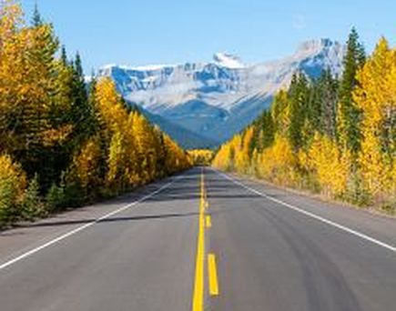 Nationalparks Kanada Icefiels Parkway Highway