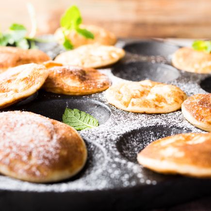 Leckere „poffertjes“