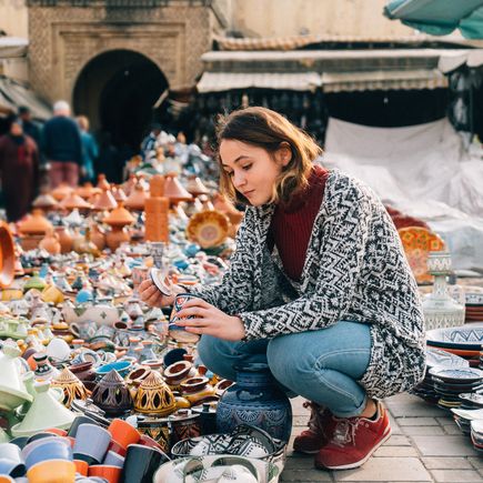 In den Souks von Meknes wird gefeilscht und gebummelt