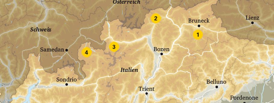 Karte Ski Italien