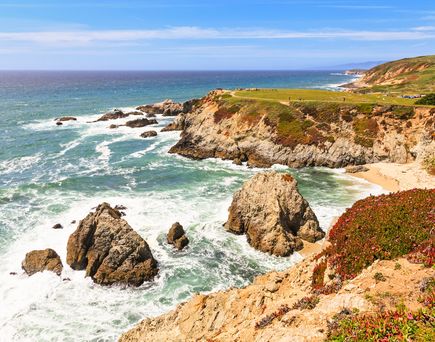 Roadtrip Highway 1 USA Urlaub Reise Küste bei Bodega Bay