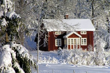 ferienhaus, schnee, winterurlaub günstig, wald