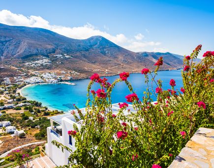 Naxos Blick auf Bucht