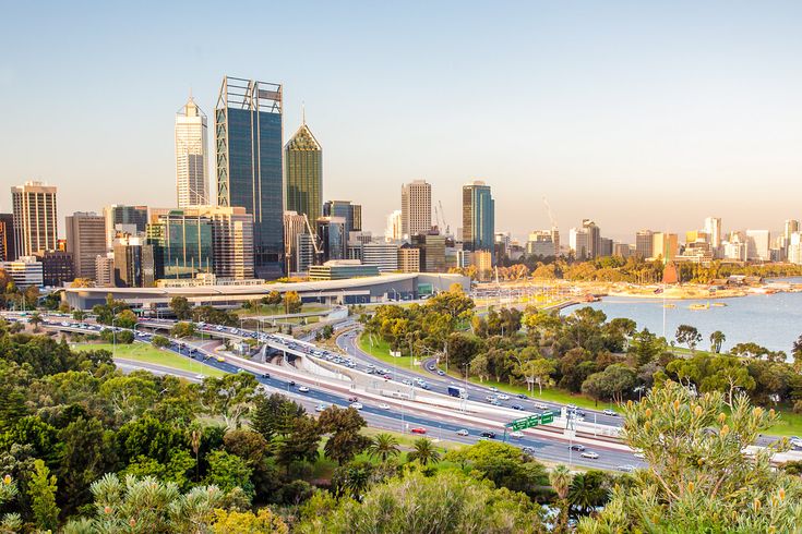 Skyline von Perth 