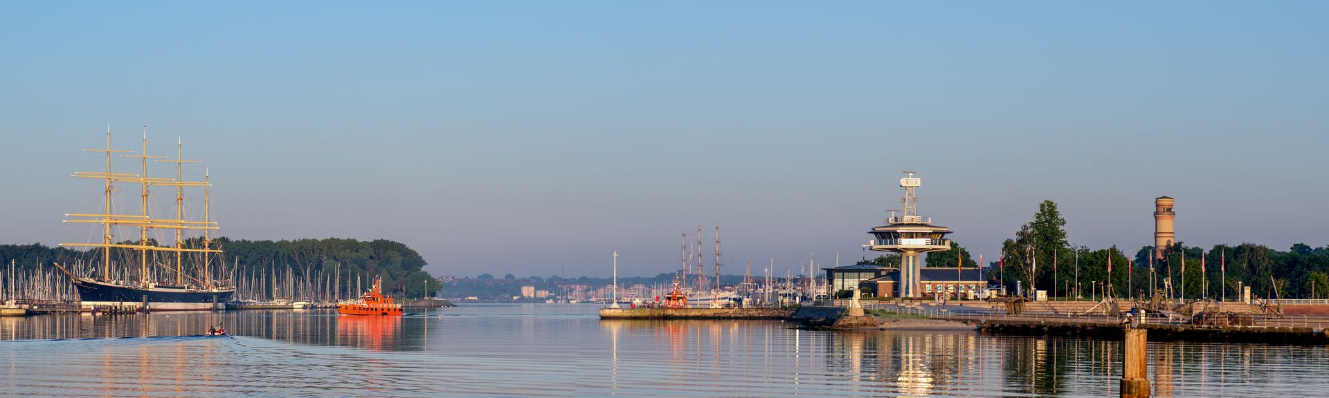 Blick auf Travemünde