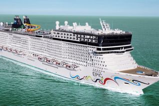 Norwegian Epic auf dem Meer
